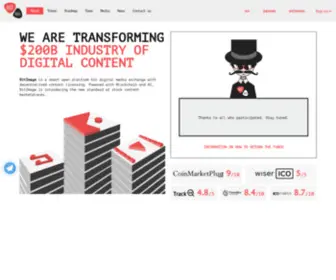 Bitimage.io(We are transforming $200B industry of digital content) Screenshot