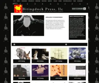 Bitingduckpress.com(Bitingduck Press ) Screenshot