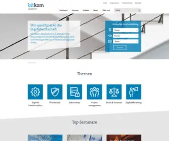 Bitkom-Akademie.de(Bitkom Akademie) Screenshot