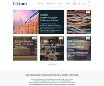 Bitkom.org(Der Digitalverband Deutschlands) Screenshot