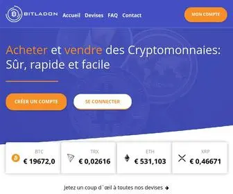 Bitladon.fr(Acheter et vendre des Cryptomonnaies) Screenshot