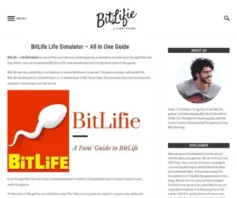 Bitlifie.com(Fans Guide to BitLife) Screenshot