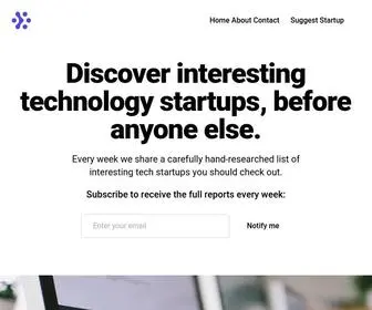 Bitlist.io(Discover Interesting Tech Startups) Screenshot