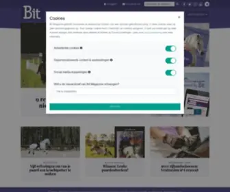 Bitmagazine.nl(Het onafhankelijke magazine voor de paardenliefhebber Bit Magazine) Screenshot