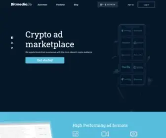 Bitmedia.io(#1 Crypto and Bitcoin Ad Network) Screenshot