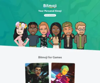 Bitmoji.com(Comics) Screenshot