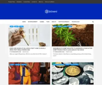 Bitneni.com(News, Markets, Health, Technology, Cryptocurrency, Health, Politics, World) Screenshot