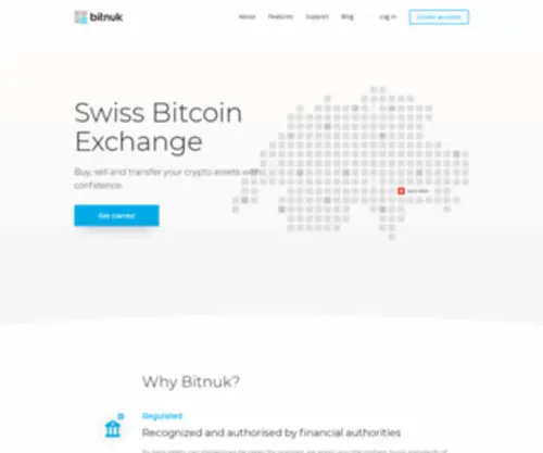 Bitnuk.com(Swiss Bitcoin exchange) Screenshot