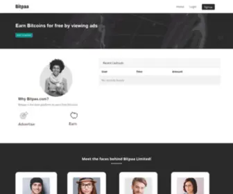 Bitpaa.com(Earn Free Bitcoins By Viewing Websites) Screenshot