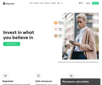 Bitpanda.com(Buy and sell digital assets like Bitcoin and more) Screenshot