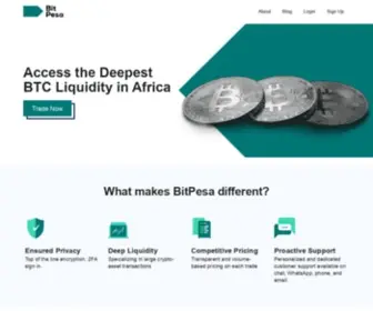 Bitpesa.co(Access the Deepest BTC Liquidity in Africa) Screenshot