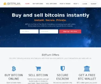 Bitpium.com(BitPium Bitcoin Marketplace) Screenshot