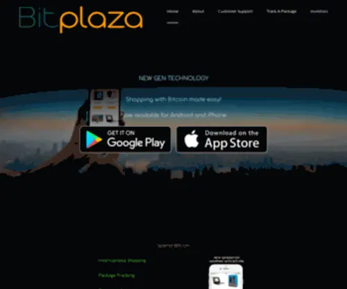 Bitplazashopping.com(New Gen Technology) Screenshot