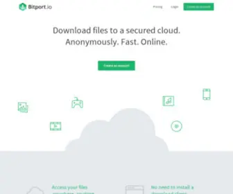 Bitport.io(Download files in the cloud and stream them online) Screenshot