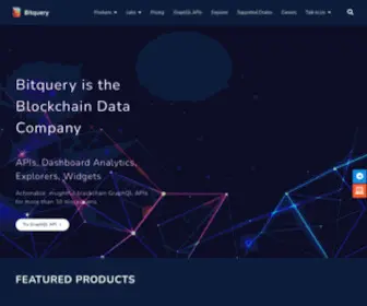 BitQuery.io(Blockchain API and Crypto Data Products) Screenshot