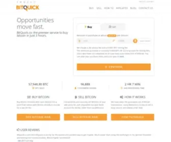 BitQuick.co(Buy Bitcoins and Sell Bitcoins Instantly for Cash) Screenshot