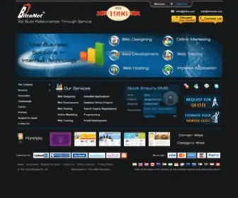 Bitra.net(Professional web designers hyderabad india) Screenshot