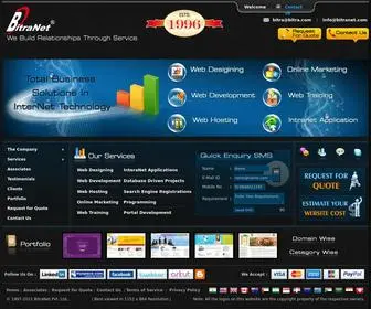 Bitranet.net(Professional web designers hyderabad india) Screenshot