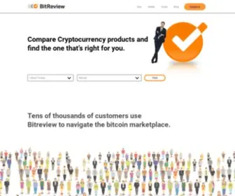 Bitreview.com(Find the Best Bitcoin Products with BitReview) Screenshot