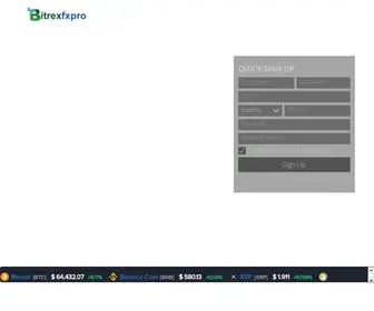 BitrexfXpro.com(Trade in Cryptocurrency) Screenshot