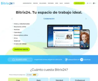 Bitrix24.mx(Bitrix24, espacio de trabajo online gratuito para su negocio: CRM, tareas, reuniones online y mucho más) Screenshot