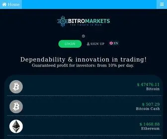 Bitromarkets.com(bitromarkets) Screenshot