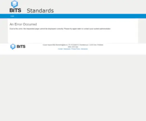 Bits-Standards.org(Bits Standards) Screenshot