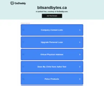 Bitsandbytes.ca(Community Food Security Resources at Your Fingertips) Screenshot