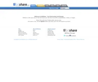Bitshare.com(Free File Hosting and Cloud Storage) Screenshot