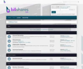 Bitsharestalk.org(BitShares Forum) Screenshot