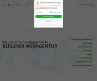 Bitskin.de(Webdesign und WordPress Agentur aus Berlin) Screenshot