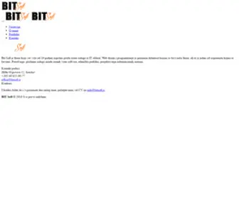 Bitsoft.rs(BIT SOFT Sombor Web dizajn i programiranje) Screenshot