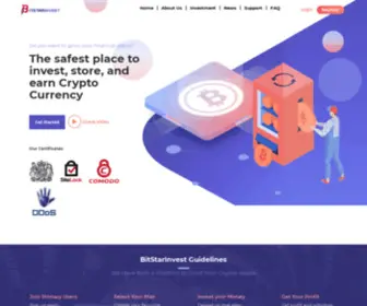 Bitstarinvest.com(bitstarinvest) Screenshot