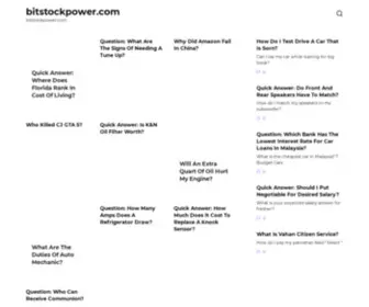 Bitstockpower.com(This is a default index page for a new domain) Screenshot