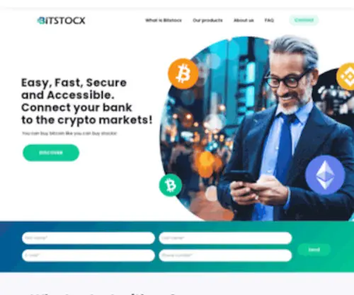 Bitstocx.com(You buy bitcoin like you buy stocks) Screenshot