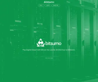 Bitsumo.io(Pay Digital Ocean VPS with Bitcoin at BitSumo) Screenshot