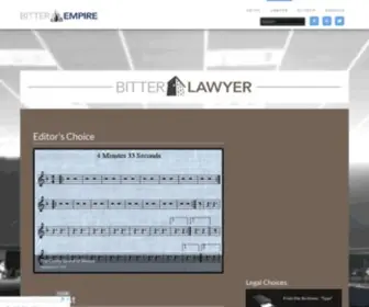 Bitterlawyer.com(Bitter Lawyer) Screenshot