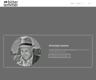 Bitterlemmer.net(Bitterlemmer macht Geschichten) Screenshot