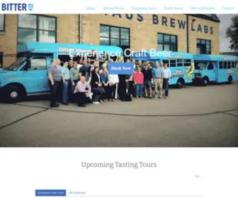 Bitterminnesotabrewerytours.com(Bitter Minnesota Brewery Tours) Screenshot