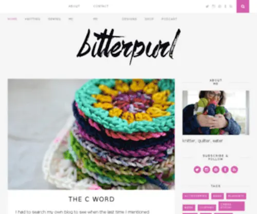 Bitterpurl.com(Bitter purl) Screenshot