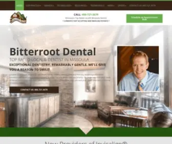 Bitterrootdental.com(Dentist Missoula MT) Screenshot