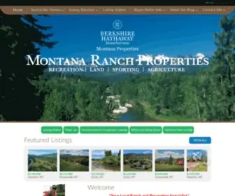 Bitterrootmt.com(Montana Land) Screenshot