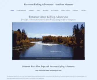 Bitterrootraftingadventures.com(Bitterroot River Float Trips with Bitterroot Rafting Adventures) Screenshot