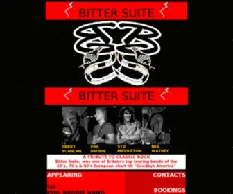 Bittersuiteband.com(BITTER SUITE BAND) Screenshot