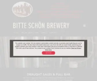 Bitteschonbrauhaus.com(Bitte Schön Brauhaus) Screenshot