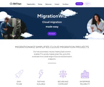 Bittitan.com(Bittitan migrationwiz) Screenshot
