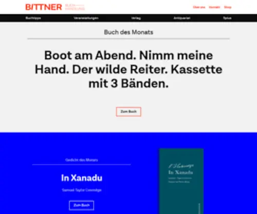 Bittner-Buch.de(Buchhandlung Bittner) Screenshot