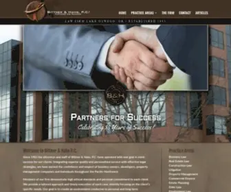 Bittner-Hahs.com(Bittner & Hahs Attorneys) Screenshot