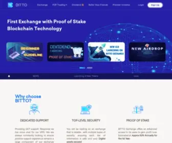 Bittoexchange.com(Bitto Exchange) Screenshot