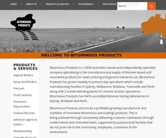 Bituminous.com.au(Bituminous Products) Screenshot